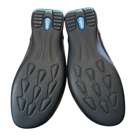 WOLKY Women's Brown Suede Leather Slip-on Ballet Flats Pumps 7 38 - Picture 5 of 5